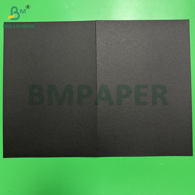 400gm 450gm Papel preto de dois lados Folhas negras profundas 610x860mm