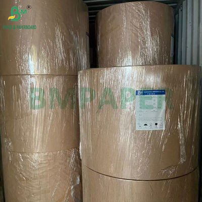 70gm Papel metálico para rótulos de garrafas de cerveja Prateado superior Branco traseiro 765mm