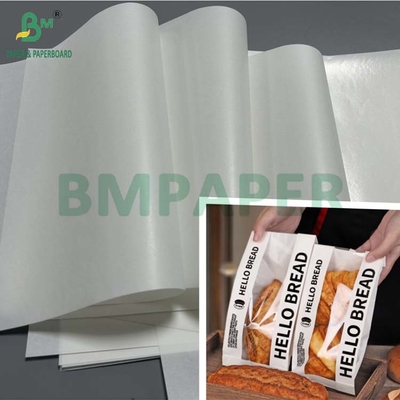 11 x 14" 45g 50g Revestido de 1 lado MG Papel Kraft Branco Para Embalagem de Pão