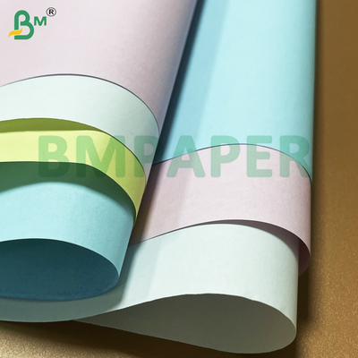 Papel NCR CB CFB CF Papel de cópia colorido sem carbono para recibos bancários
