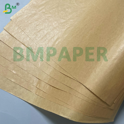 30 g de papel Kraft MG liso castanho claro para embalagens alimentares