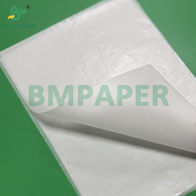 Papel revestido de silicone branco de dois lados 40 gm 60-150 cm papel impermeável à gordura