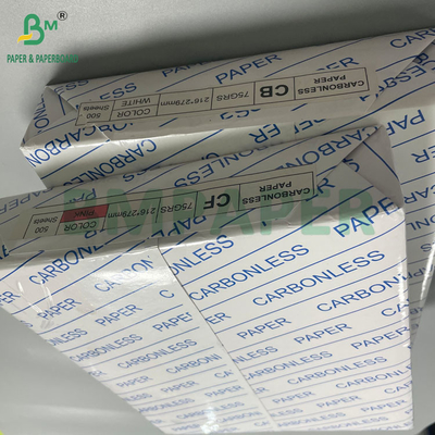NCR 56G 60G 76G Imagem preta Papel de cópia sem carbono em rolos em folhas em ream