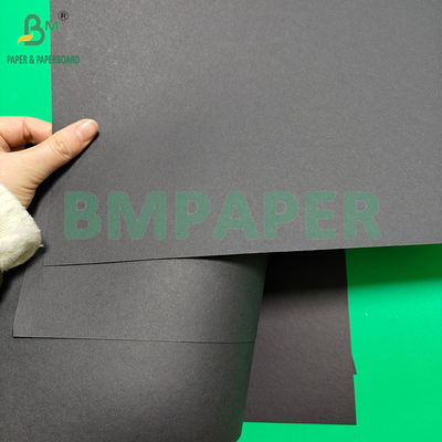 110gm 180gm Cartão preto revestido de dois lados para fabricação de papel dobrado artesanal