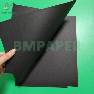 110gm 180gm Cartão preto revestido de dois lados para fabricação de papel dobrado artesanal