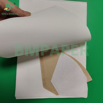 50 gm de pasta de madeira branqueada e não branqueada de qualidade alimentar Papel de filtro de café 328 mm