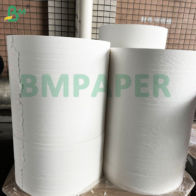 FDA 24gsm 28gsm Papel de embrulho de palito de dentes 26.5mm 27mm x 5000m Desprovido de sabor e selada por calor