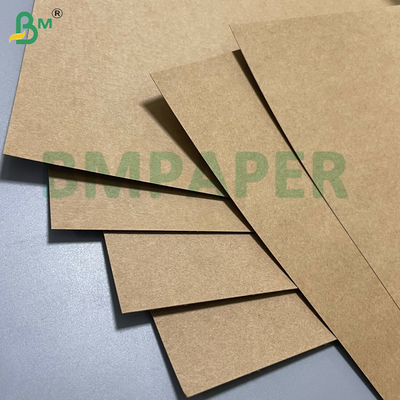 Papel anti-abrasão não branqueado Folhas Kraft de 120 gm para painéis de vidro sensíveis