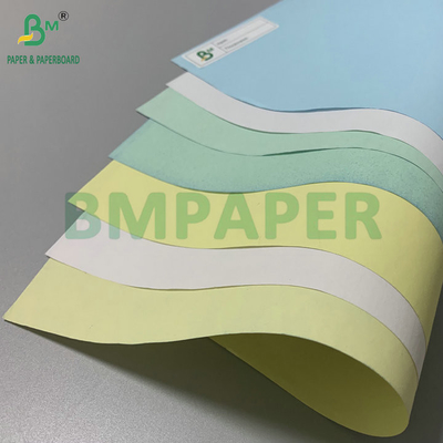 Amarelo Azul 55 gm 60 gm Papel em branco sem carbono para recibo