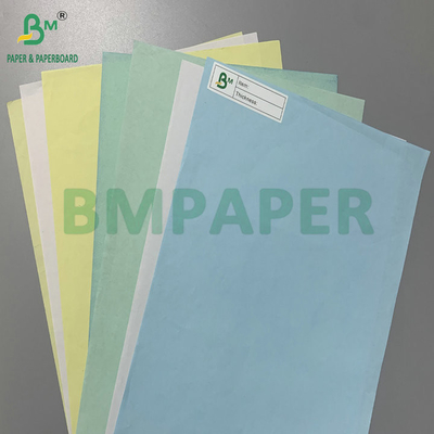 Amarelo Azul 55 gm 60 gm Papel em branco sem carbono para recibo