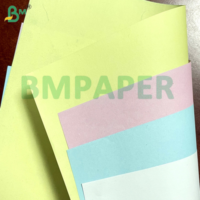 55gm Imagem em branco / azul em branco Papel inoxidável rolos e folhas para impressão de recibos NCR CB / CF / CFB