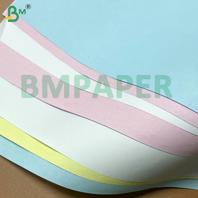 Papel sem carbono colorido de 50 a 75 gramas CB / CF / CFB A2 650x910mm e tamanho da carta para recebimento e impressão de formulários