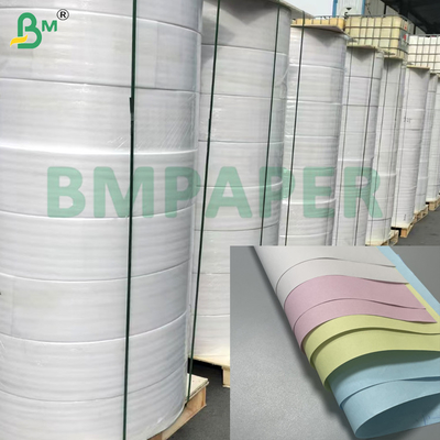 Papel sem carbono colorido de 50 a 75 gramas CB / CF / CFB A2 650x910mm e tamanho da carta para recebimento e impressão de formulários