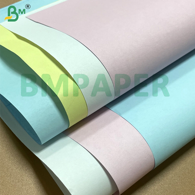 50gm 60gm Multicolor Imagem preta Papel sem carbono 8,5"*11" para recebimento de faturas
