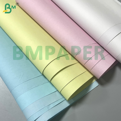 50-120gm Imagem clara revestida de papel de cópia NCR sem carbono CB / CF / CFB Rolls para faturas e recibos Impressão de contas