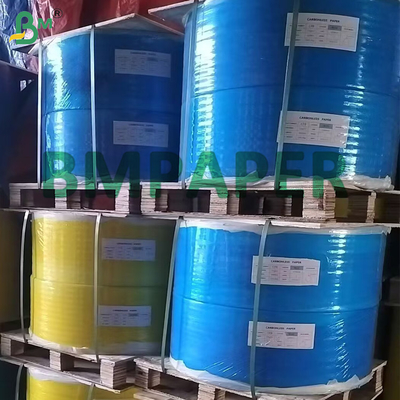 50-120gm Imagem clara revestida de papel de cópia NCR sem carbono CB / CF / CFB Rolls para faturas e recibos Impressão de contas