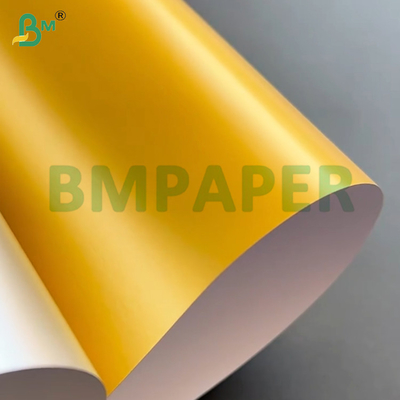 Papel de cartão de ouro metálico 250gm 92lb Superfície de acabamento de espelho