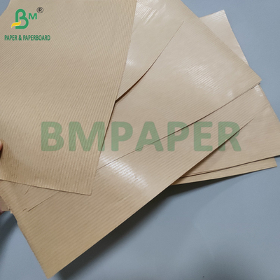 60 gm Papel Kraft com nervuras MG Castanho não branqueado para sacos de transporte 762 mm x 300 m