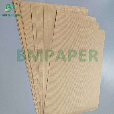 60 gm Papel Kraft com nervuras MG Castanho não branqueado para sacos de transporte 762 mm x 300 m