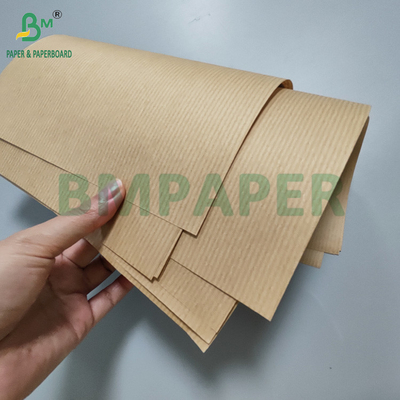 60 gm Papel Kraft com nervuras MG Castanho não branqueado para sacos de transporte 762 mm x 300 m