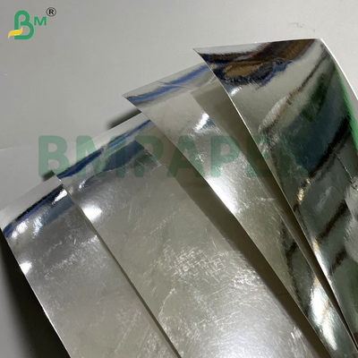 68g 70g Alta rigidez e dobrabilidade Placa metalizada de prata para embalagens cosméticas embalagens de luxo