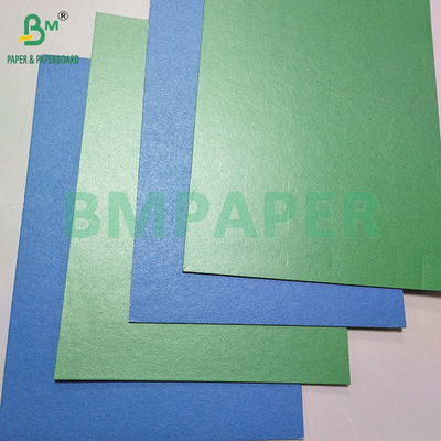 1.2mm 1.4mm de cor Bule Verde revestido de cartão de fundo cinza para fazer caixa