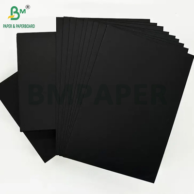 400gm 450gm Folhas de cartão preto para caixa de perfumes 89 x 119cm Boa dobragem