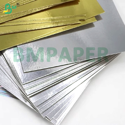 Papel Metalizado 240gsm com Brilho Metálico Prata Dourado para Cartões VIP, Certificados e Embalagens de Eletrônicos