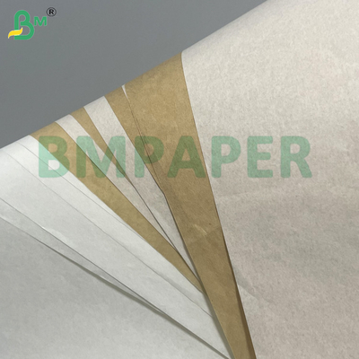 30g 35g Branco Marrom Degradável Segurança Alimentar Papel Greaseproof Para embalagens de alimentos fritos Emballagens de hambúrgueres