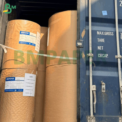 Papel de revestimento térmico livre de BPA Jumbo Roll Natural / Branco Alto 790mm 860mm