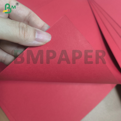 Papel Cartão Vermelho Premium 270gsm Unilateral Não Revestido Para Criação de Cartões