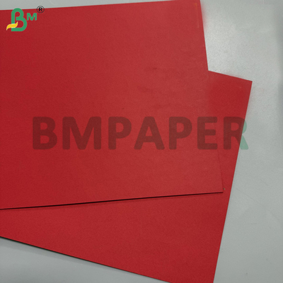 120gm - 400gm Cartão vermelho brilhante de dois lados para embalagens de alta qualidade