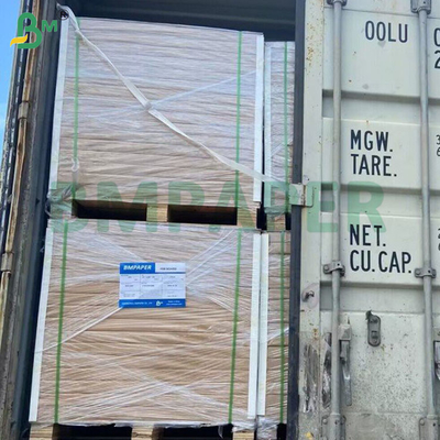 120gm - 400gm Cartão vermelho brilhante de dois lados para embalagens de alta qualidade