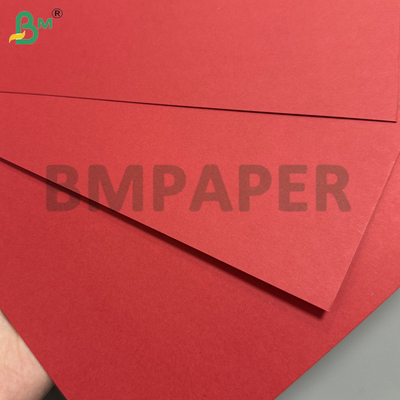 120gm - 400gm Cartão vermelho brilhante de dois lados para embalagens de alta qualidade