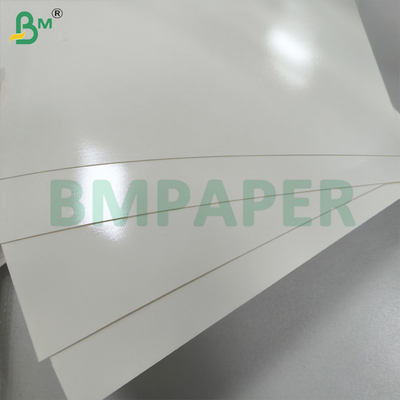 Papelão Revestido PET Resistente ao Calor Cor Branca Seguro para Alimentos para Bandejas