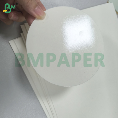 Papelão Revestido PET Resistente ao Calor Cor Branca Seguro para Alimentos para Bandejas