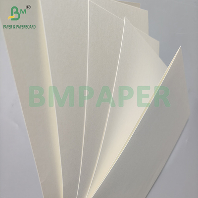 60gm 80gm Material de alta fibra Ultra alta resistência à tração Papel Kraft branco para embalagem