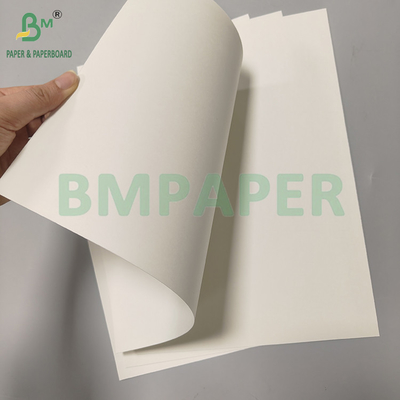 60gm 80gm Material de alta fibra Ultra alta resistência à tração Papel Kraft branco para embalagem