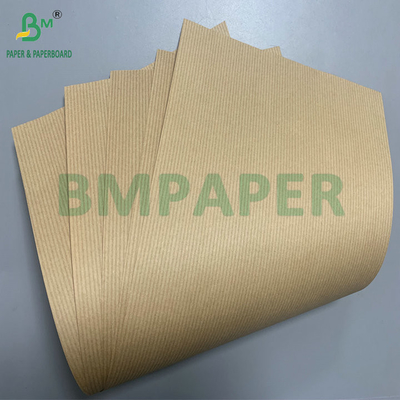 Pulpa de madeira 60 gm 70 gm papel kraft castanho-vermelho para papel de revestimento de cartão