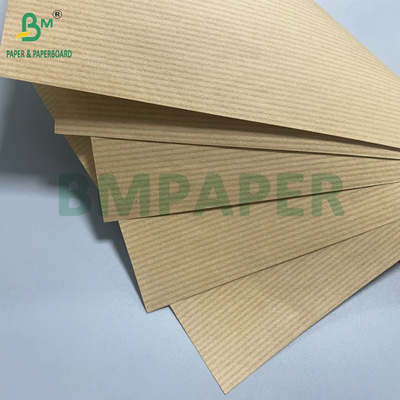 Pulpa de madeira 60 gm 70 gm papel kraft castanho-vermelho para papel de revestimento de cartão