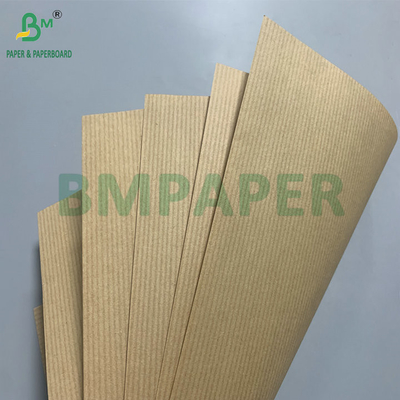 Pulpa de madeira 60 gm 70 gm papel kraft castanho-vermelho para papel de revestimento de cartão