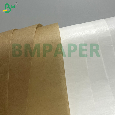40g 45g 50g Branco e Marrom Impermeável e Humectante - Resistente a Resistência Papel de Forno Duplo - Revestimento de Silicone Lateral Embalagem de Alimentos