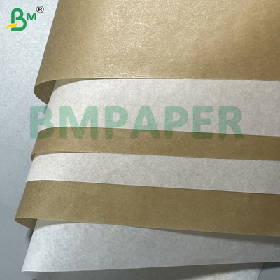 35g 38g Papel de pergaminho de silicone à prova de gordura para fritadeiras a ar, próprio para micro-ondas, castanho, para papel de suporte autoadesivo