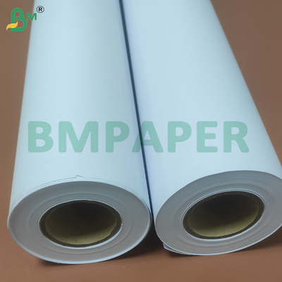 Rolos de papel CAD Plotter branco de 80 gm para impressão de arquitetura