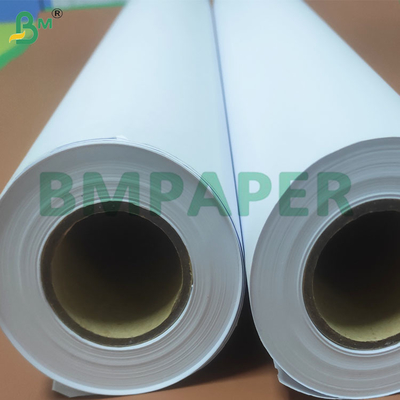 Rolos de papel CAD Plotter branco de 80 gm para impressão de arquitetura