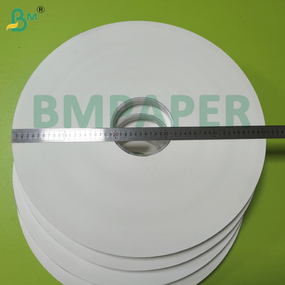 Papel de embrulho branco 24gsm 28gsm para embrulho individual de palhinhas de papel