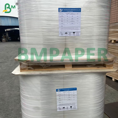 Papel de embrulho branco 24gsm 28gsm para embrulho individual de palhinhas de papel