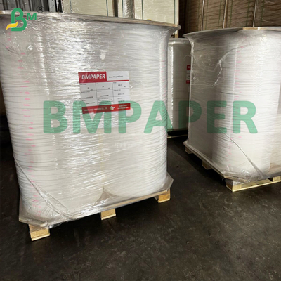 Papel de embrulho branco 24gsm 28gsm para embrulho individual de palhinhas de papel