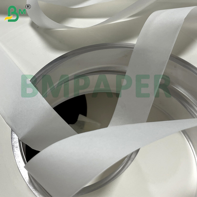Papel de embrulho para palhinhas de 28gsm branco, biodegradável, reciclável, de qualidade alimentar, para embalagem de palitos