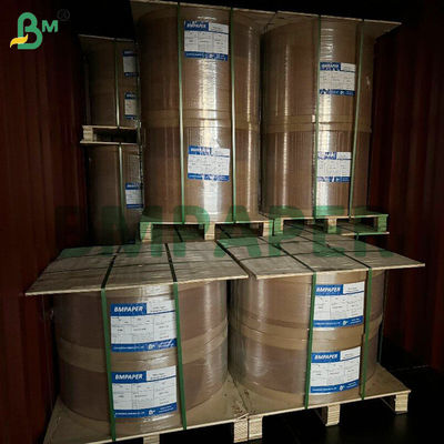 38 gm 50 gm Papel à prova de gordura puro Branco e Marrom para sacos de sanduíche